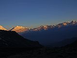 18 Dhaulagiri, Tukuche Peak, Dhampus Peak And Other 6000m Mountains At Sunrise From Camp Below Mesokanto La The sunrise view to Dhaulagiri, Tukuche Peak, Dhampus Peak and other 6000m mountains was magnificent from the camp just below the Mesokanto La.
